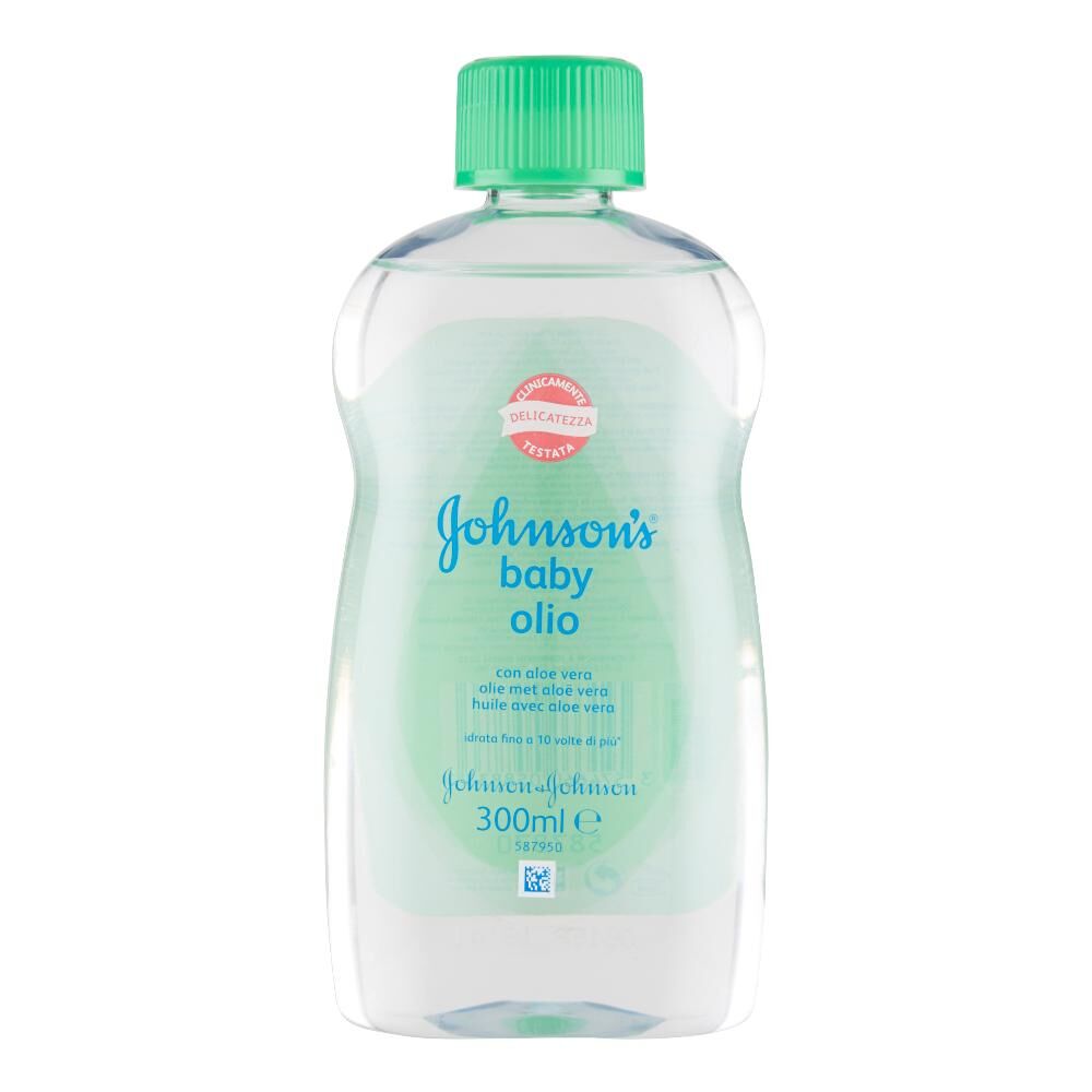 Johnson & Johnson Johnsons Baby Olio Aloe 300 Ml