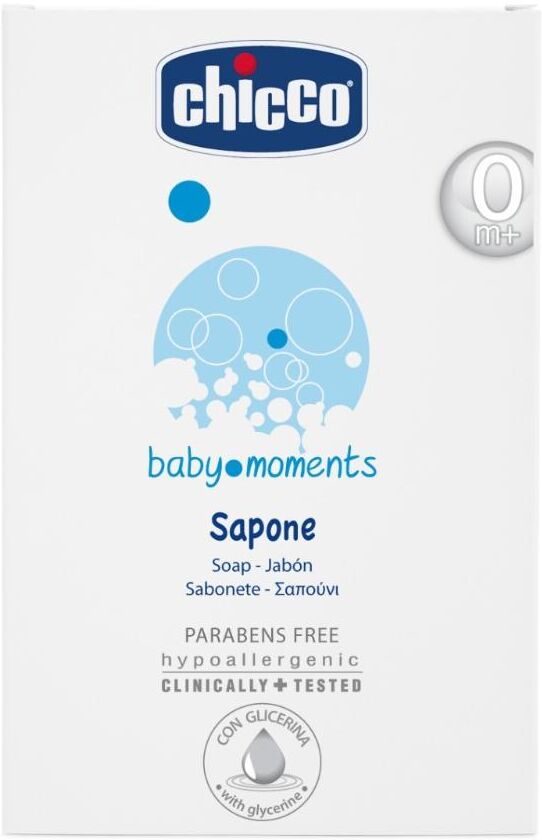 Chicco Baby Moments Igiene e Cura del Bambino Sapone Solido Delicato 100 g