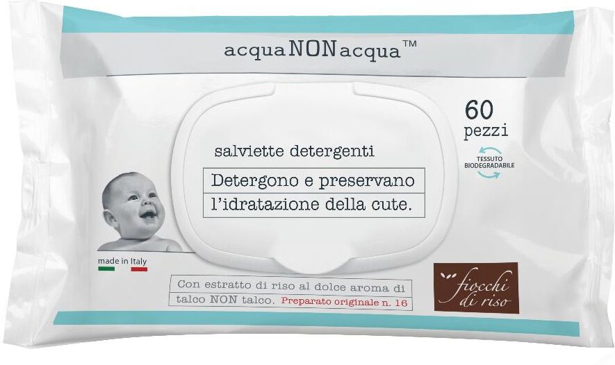 ARTSANA SpA Artsana Fiocchi Di Riso Acqua Non Acqua Salviette Detergenti 60 Pezzi