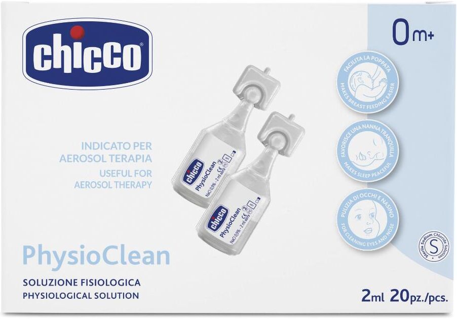 Chicco Soluzione Fisiologica Physioclean 2Ml 20 Pezzi