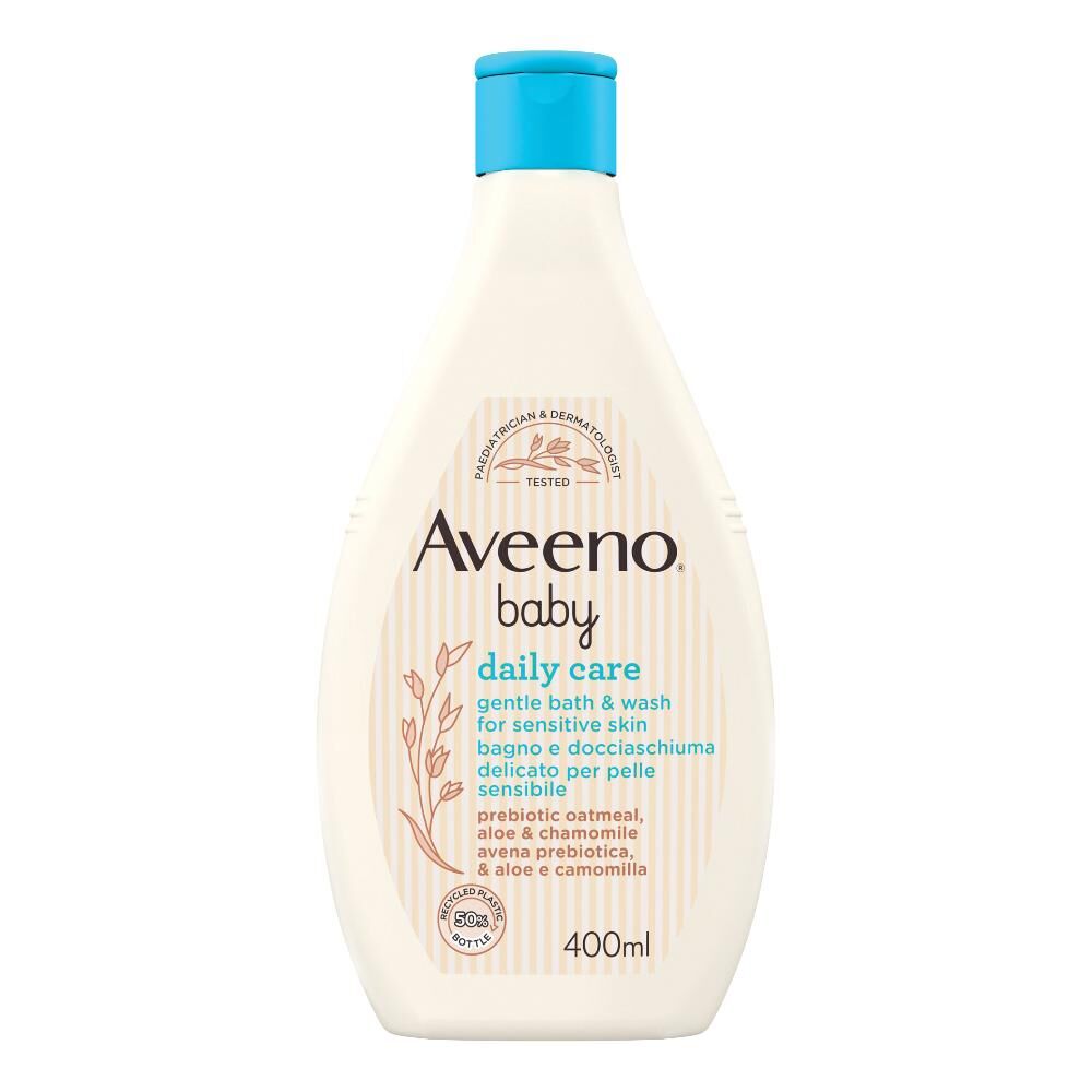 Johnson & Johnson Aveeno - Daily Care Bagno e Docciaschiuma Delicato Confezione 400 Ml