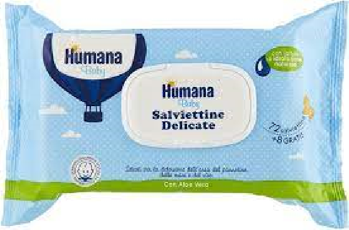 Humana Salviette baby delicate 80 pezzi