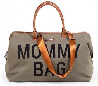 Childhome Mommy Bag Borsa Fasciatoio in Tela KAKI con Fasciatoio Cambio