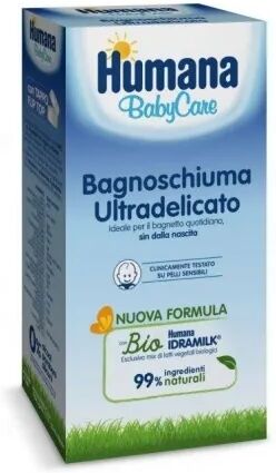 Humana Baby Bagnoschiuma Ultradelicato Bagnetto Bambini 200 ml