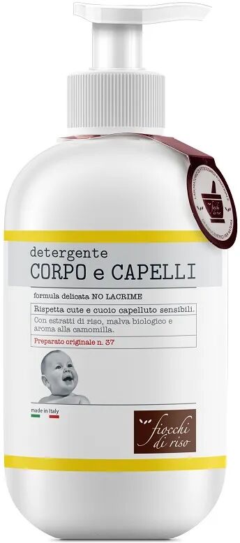 Fiocchi di Riso Detergente Corpo e Capelli Delicato 400 ml