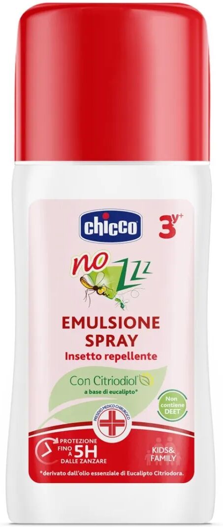 Chicco Nozzz Emulsione Spray Insetto Repellente Per Bambini ed Adulti 100 ml