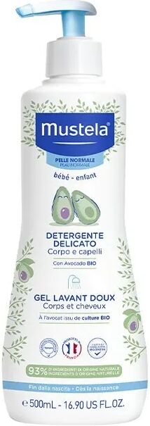 Mustela Detergente Delicato Corpo e Capelli Neonati e Bambini 500 ml