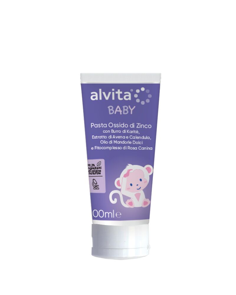 Alvita Baby Pasta Ossido Zinco Cambio Pannolino Per Pelle Delicata 100 Ml