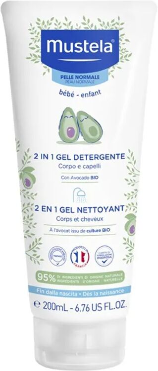 Mustela Gel Detergente 2 in 1 Corpo e Capelli 200 ml