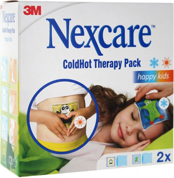 3M Coldhot mini happy kids multilingual nexcare 2 pezzi