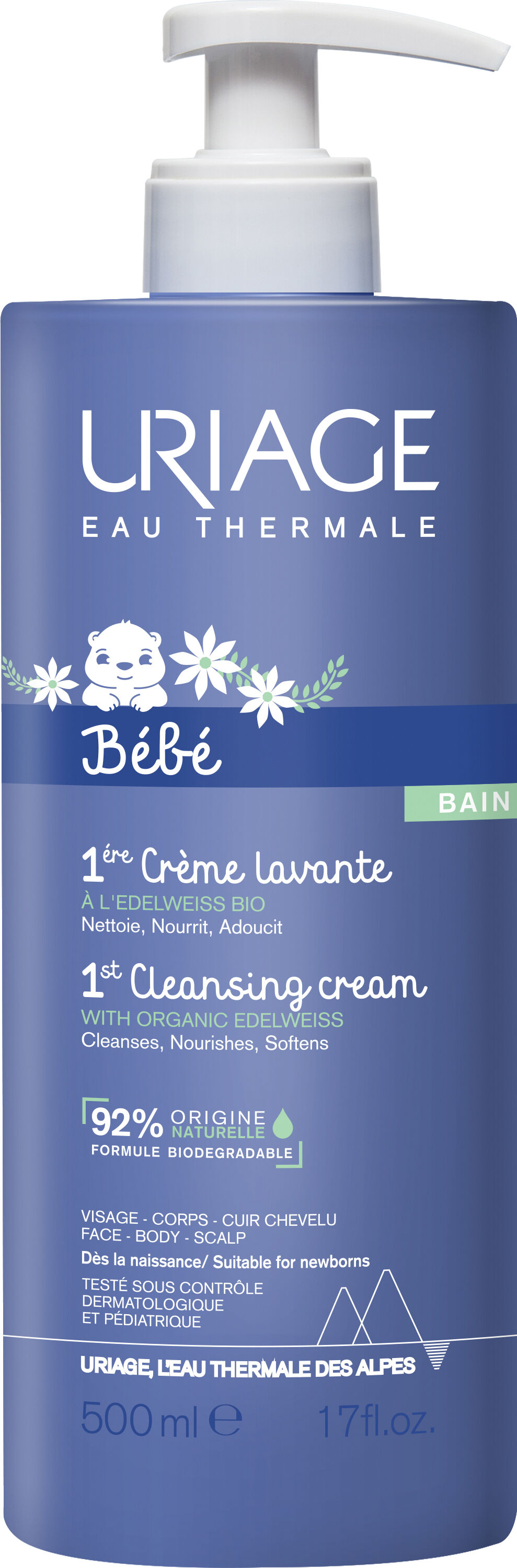 Uriage Bebe creme lavante 500 ml