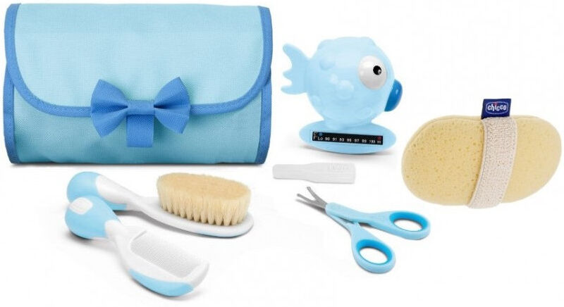 CHICCO Il Mio Primo Beauty 1 Kit Da 5 Accessori Azzurri Azzurro