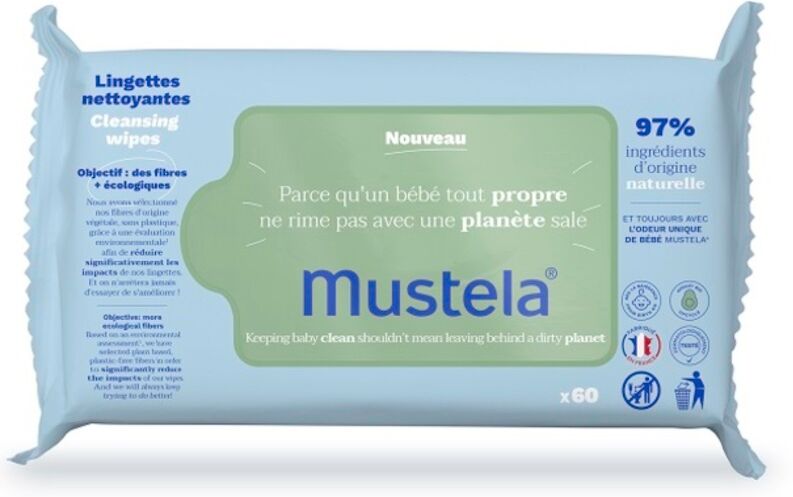 Mustela Salviette Detergent60p