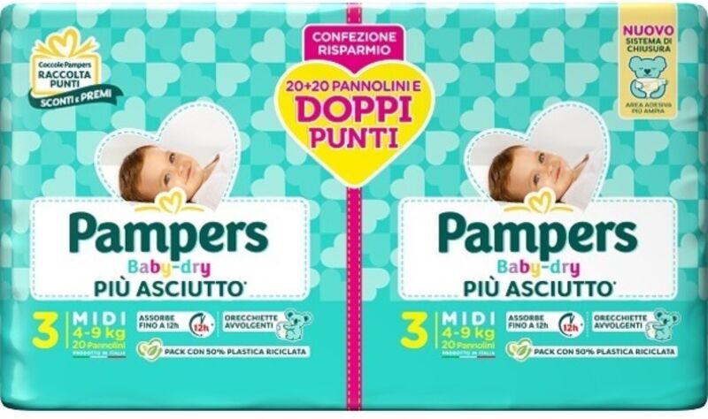 Pampers Bd Duo Downcount M 40p