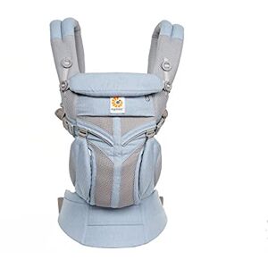 Ergobaby Omni 360 Babydrager voor pasgeborenen tot 20 kg, 4-in-1 Cool Air Mesh draagsysteem voor kinderen Chambray