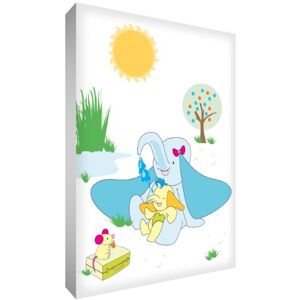 ART Decoratief blok voor moeder en baby, giraf op waterpunt, 10,5 x 7,4 x 2 cm