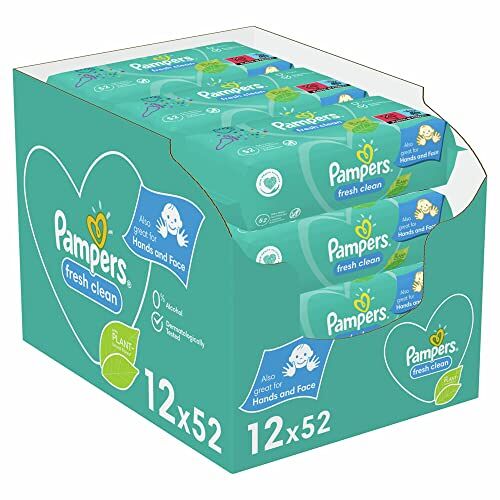 Askshy Pampers Billendoekjes Fresh Clean Navulpak 12x52=624 doekjes