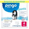 Pingo Pañales Milieuvriendelijke broekjes maat 4 (7-18 kg), 30 stuks