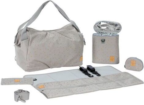 Lässig luiertas met verzorgingsmatje, »Casual Twin Bag Triangle, Light Grey«  - 99.99 - grijs - Size: 44 x 33 x 19 cm