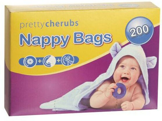 Pretty Cherubs Nappy Bags 200 st Baby Accessoires