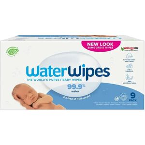 Waterwipes Våtservietter Baby    Plast- Og Duftfri - 9x60stk