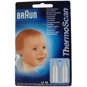 Braun Thermoscan Linsefiltre - 40 stk