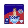 Fraldas Cueca Pants Dodot T4 9-15kg 33 Un