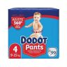 Dodot Fraldas Cueca Pants (T4 - 9kg a 15kg - 99 Unidades - Pack 3x33 Unidades)