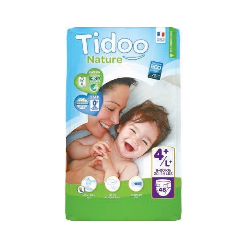 Tidoo Nature 4+ 48 Fraldas