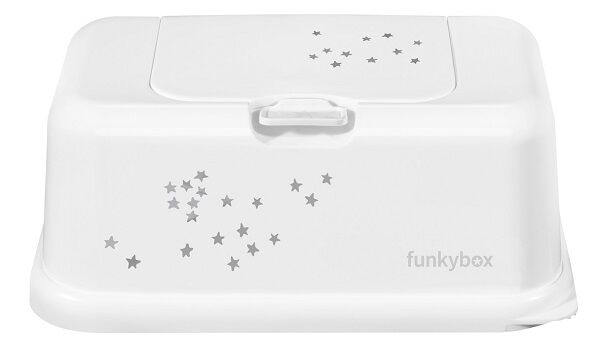 Funkybox Porta-toalhetes Grande Funkybox - Branca Estrellita