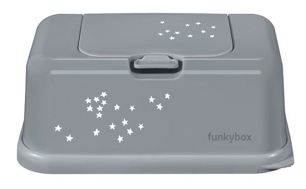 Funkybox Porta-toalhetes Grande Funkybox - Plata Estrellita