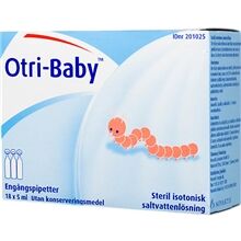 Novartis Otri-Baby saltvattenlösning 18 st/paket