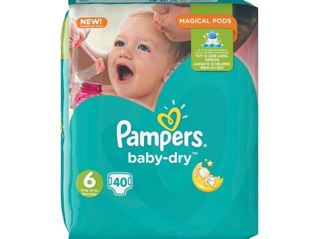 Blöja PAMPERS S6 15+kg 40/FP