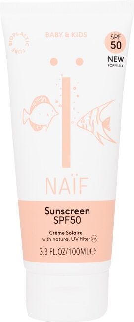 Na&iuml;f Care Sunscreen SPF50 100 ml Solkr&auml;m