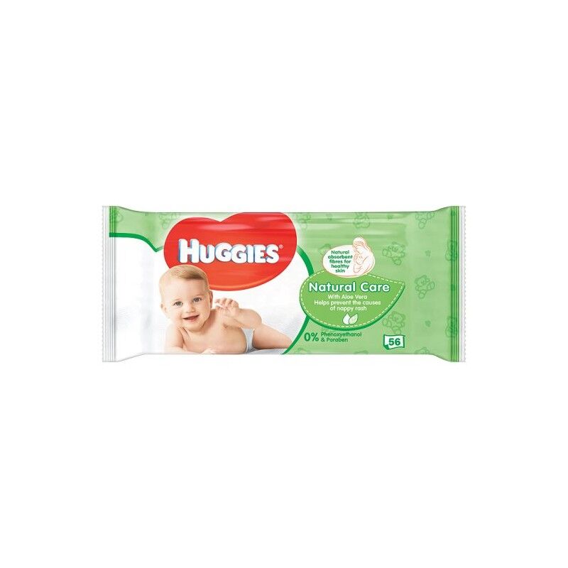 Huggies Baby Wipes Natural Care 56 st V&aring;tservetter