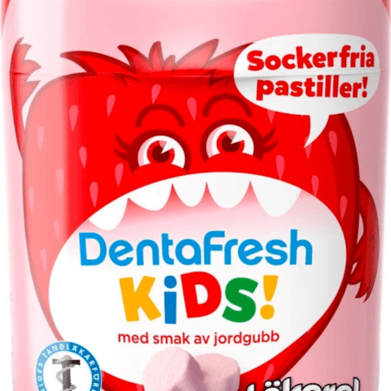 Läkerol DentaFresh Kids Jordgubb 55 g