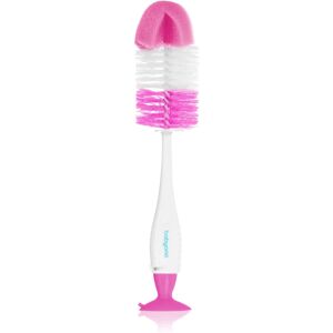 BabyOno Take Care Brush for Bottles and Teats cleaning brush 2-in-1 Pink 1 pc