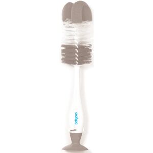 BabyOno Take Care Brush for Bottles and Teats cleaning brush 2-in-1 Grey 1 pc