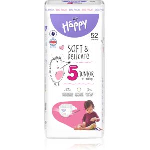 BELLA Baby Happy Soft&Delicate Size 5 Junior disposable nappies 11-18 kg 52 pc