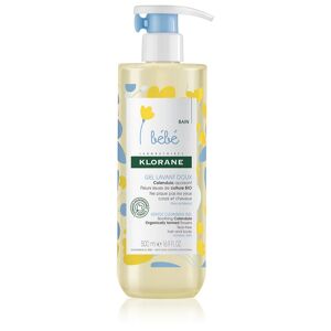 Klorane Bébé Calendula gentle cleansing gel for children from birth with pump 500 ml