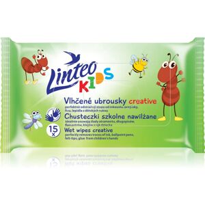 Linteo Kids Creative wet wipes for children 15 pc