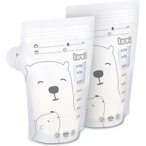 LOVI Buddy Bear pouch for breast milk storage 25x200 ml