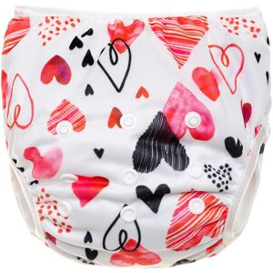 T-TOMI Diaper Swimwear Hearts washable swim nappies 5-12 kg 1 pc