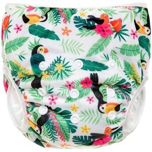 T-TOMI Diaper Swimwear Parrots washable swim nappies 5-12 kg 1 pc