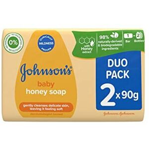 Johnson's Baby Honey soap Duo Pack 2 x 90g, Yellow