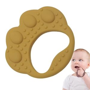 Generic Toddler Teether, Soft Silicone Dog Paw Shape Baby Teethers, Silicone Teether Baby Teether, Food-Grade Bump Wrist Hand Teethers, Sensory Exploration Toys for Babies Toddler Boys Girls