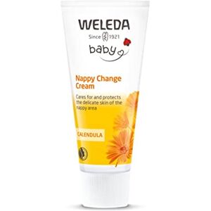 Weleda Baby Nappy Cream w. Calendula, Natural Nappy Rash Ointment, Baby Cream for Newborn Up, Baby Barrier Cream & Baby Balm for Bottoms Cares & Protects Delicate Skin by Weleda Baby Skincare - 75ml