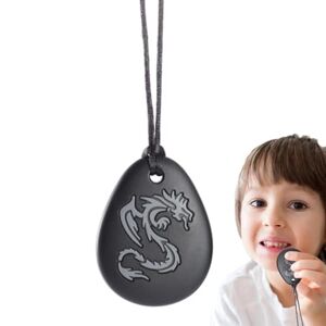 Zvn Zojne Chewigiem Necklace, Silicon Chewing Toys for Kids, Children Sensory Chew Dragon Pendant, Food Grade Silicon, Chewing Fidgeting for Boys Girls Adults Chewer, Unbreakable and Super Tough
