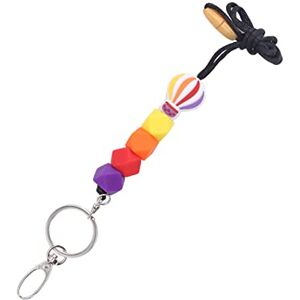 Keenso Baby Teethers Pendant, Teethers Necklace Multicolor Multifunctional Safe Sensory Development for Outdoor (Type C)