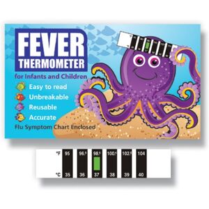 Colour Change Products Octopus Forehead thermometer with Cold, Flu & Fever Baby Information Pack